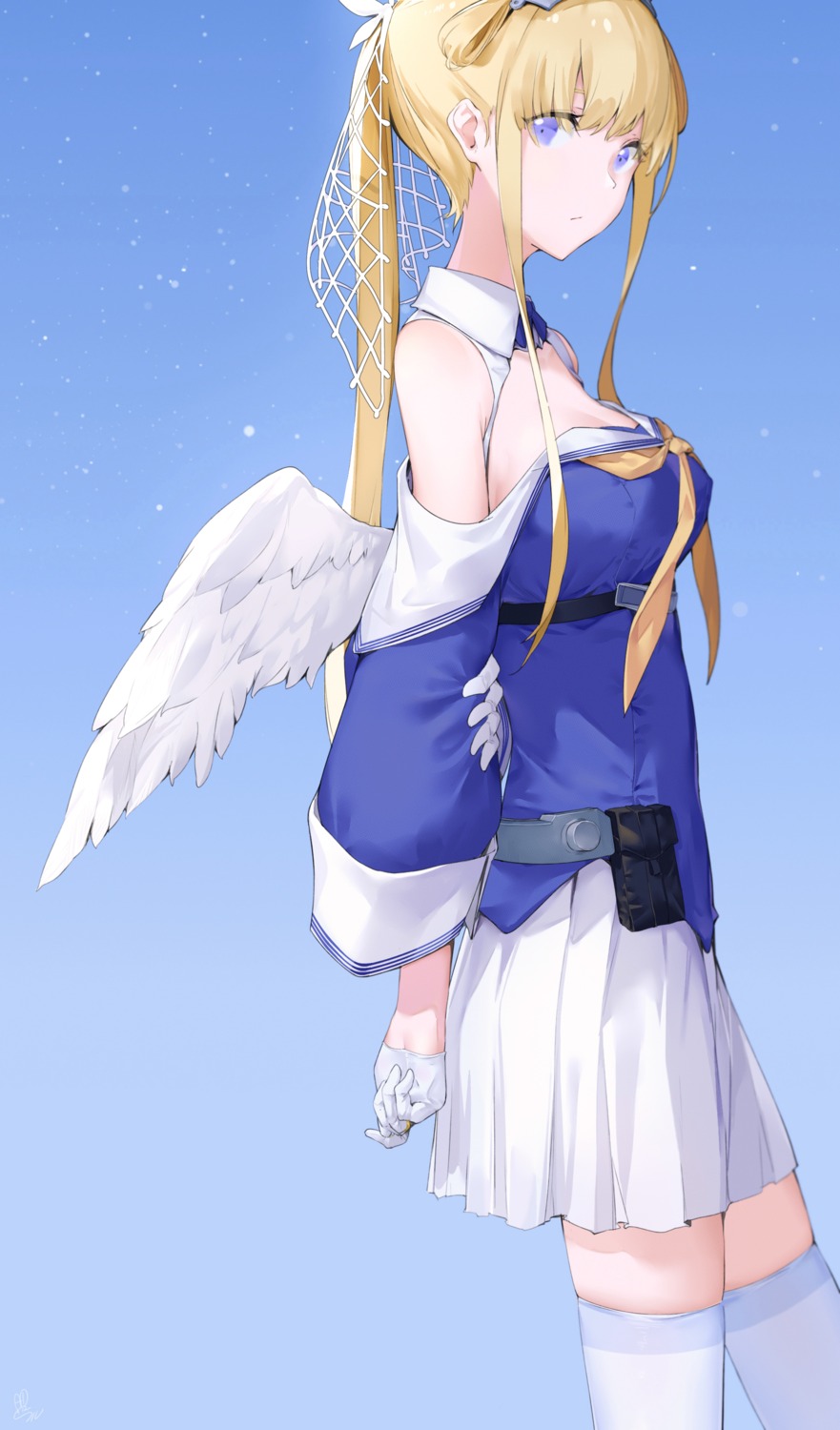 yamano (yamanoh) kantai collection fletcher (kancolle) cleavage open